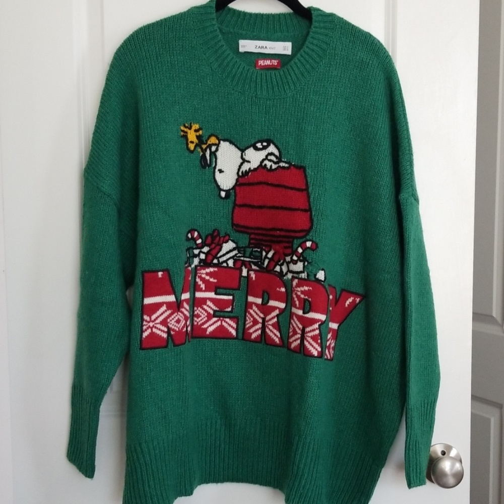 Zara Green Merry Sweater - Picture 2 of 4